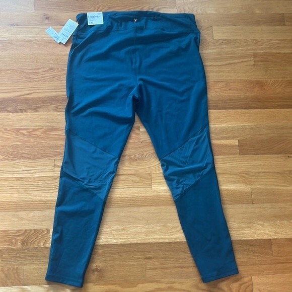 NWT Old Navy Active Mid Rise Go-Dry Leggings in Dark teal XXL - Picture 4 of 5
